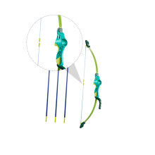 Archery Toy Bow For Outdoor Safe With Sucker Head Arrows, Foam Arrows, Colorful Kids Set