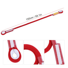 Außenkletterseil 150cm Rot mit Ringträger für Sicherheit & Rettung