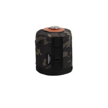 Gas Canister Cover Outdoor Camping Fuel Canister Protector Bag Flat Gas Cylinder Tank Protector Cover Bag Black Large