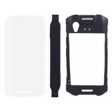 Compatible For Zebra TC21 / TC26 Barcode Scanner Tempered Film + Hand Strap + Protective Case