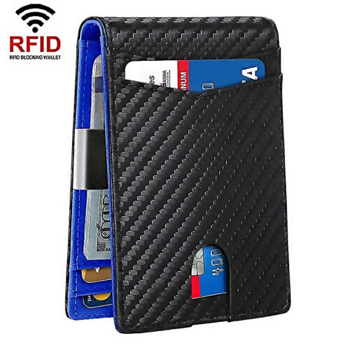 For Rfid Antimagnetic And Antitheft Leather Multicard Credit Card Wallet Coin Purse