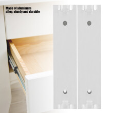Mini-Aluminium-Schubladenschienen 2 Stück, langlebige glatte Schiebeschiene für Schränke 70 mm