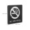 No Smoking Acrylic Sign Self-Adhesive Waterproof Label 2