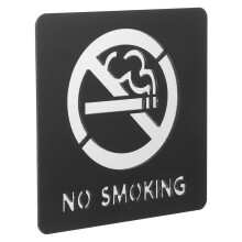 No Smoking Acrylic Sign Self-Adhesive Waterproof Label