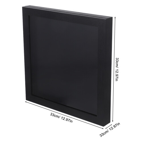 Black Wooden Uniform Frame Display Case for Jerseys 2
