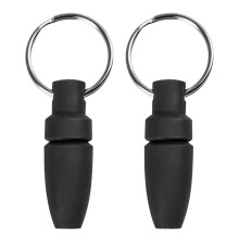 2pcs Silicone Cigar Punch Keychain Portable Cutter