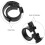 4Pièces Serrage Rapide Collier De Selle Vélo Aluminium Noir Stable 8