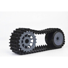 1 Set DIY Robot Crawler Tank Tracks with Gear Kit Remote Control Tank Model Wheels for RC Tank Repair Replacement Parts