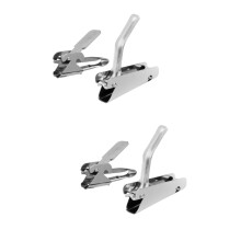 Stainless Steel Nut Opener 4-Piece Set Pine Nut Sunflower Seed Sheller Durable Kitchen Tool For Seeds