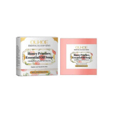 Ouhoe Peach Essential Oil Soap Gentle Repair Moisturizing Refreshing Cleansing Body Cleansing Bath Essential Oil Soap