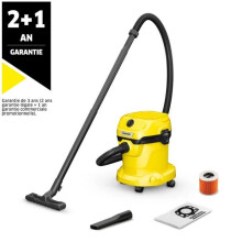 Aspirador de pó e água 1000W WD2 plus 2 V-15/4/18/C - KÄRCHER - 16280110