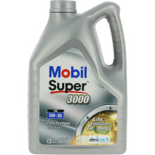 Motorolie 5W-30 Synthetisch - MOBIL - Super 3000 - Formula-XE - can 5L - hoge prestaties anti-vervuiling