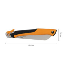 Seghetto pieghevole a taglio tirante - FISKARS - 1062933 - Lama 25 cm - 13 TPI - Nero/Arancio