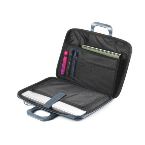 Laptoptas - BOMBATA - Denim - Kunstleer - 43 x 33 cm - Roze 1