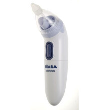 BEABA, Aspiratore nasale elettrico Mouche bébé Tomydoo, Ultra veloce, Evolutivo, 3 punte, Sterilizzabile, Minerale