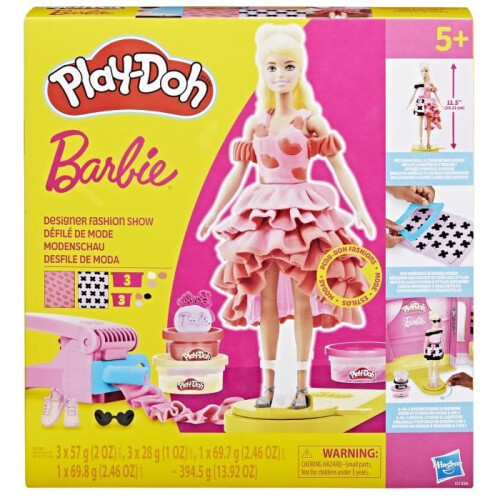 Play-Doh Play-Doh Barbie Modeparade, klei set, vanaf 5 jaar