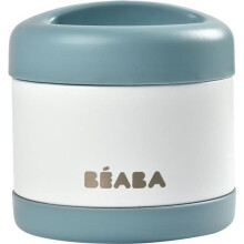 BEABA Insulated stainless steel portion 500 ml (baltic blue / white)