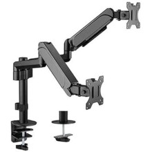 Verstelbare bureausteun - GEMBIRD - MA-DA2P-01 - 2 schermen 17"-32" - tot 9 kg - Zwart