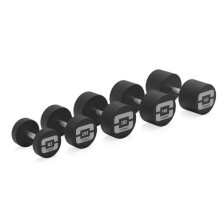 Haltère - MGP PRO - 10 kg - Caoutchouc durable - Poignée chromée - Usage intensif