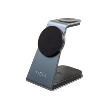 Draadloze Oplaadstation 3 in 1 - FIXED - MagPowerstation - Zwart