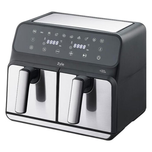 Friggitrice ad aria calda - ZYLE - ZY802DAF - 8 litri - 2 cestelli - Timer 60 minuti 1