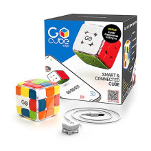 GoCube Edge, Cubo eletrônico com conexão Bluetooth, Cubo de velocidade 3 x 3 premiado, Cubo inteligente e interativo com app. Puzzle Ste