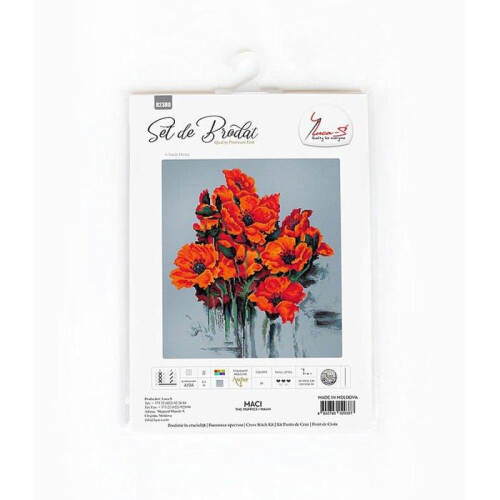 kruissteekset - Luca-S B2380 - Multicolore - 43x32cm - Componenten van hoge kwaliteit 1