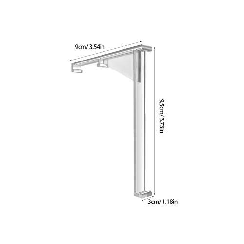 12pcs 3.5 Inch Clear Vertical Blind Valance Clips 1