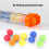 100PCS Colorful Soft Bullet Balls for Target Practice, 2.2cm 4