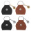 4pcs Guitar Pick Holder Case with Keychain for Travel 10