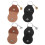 4pcs Guitar Pick Holder Case with Keychain for Travel 1