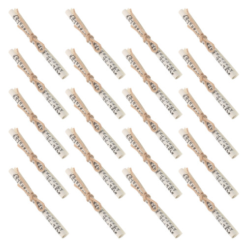 20pcs Hebrew Mezuzah Scrolls for Home Decor