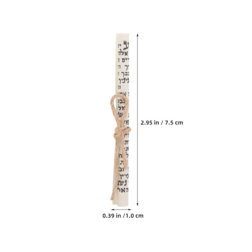 20pcs Hebrew Mezuzah Scrolls for Home Decor 1