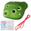 Green Mini 6 Hole Ceramic Ocarina Portable Student Instrument 1