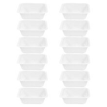 12pcs Plastic Weighing Boats Lightweight Trays for Lab Kitchen Use