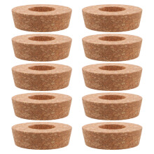 10 Pcs Glass Planter Corks With 6.5 Cm Hole For Hydroponic Vases