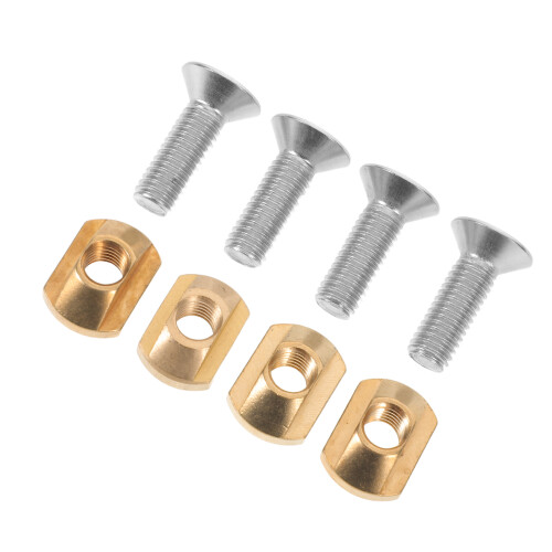 Brass T-Nut with M8 Screw for Hydrofoil Mounting