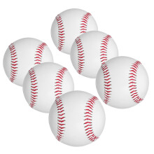 6pcs Practice Baseballs for Indoor Outdoor Training
