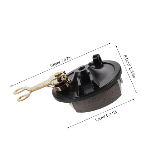 Front Wheel Hub Brake Cover Drum Cap with Brake Pad for E-Scooter 2