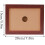 Kids Art Display Frame - Changeable Artwork Display, Open Front, 50-Sheet Capacity, Mahogany Finish 4