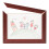 Kids Art Display Frame - Changeable Artwork Display, Open Front, 50-Sheet Capacity, Mahogany Finish 1