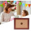 Kids Art Display Frame - Changeable Artwork Display, Open Front, 50-Sheet Capacity, Mahogany Finish 2