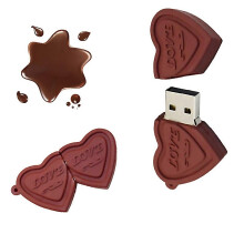 Pour Microdrive 32gb Usb 20 Creative Heart Chocolate U