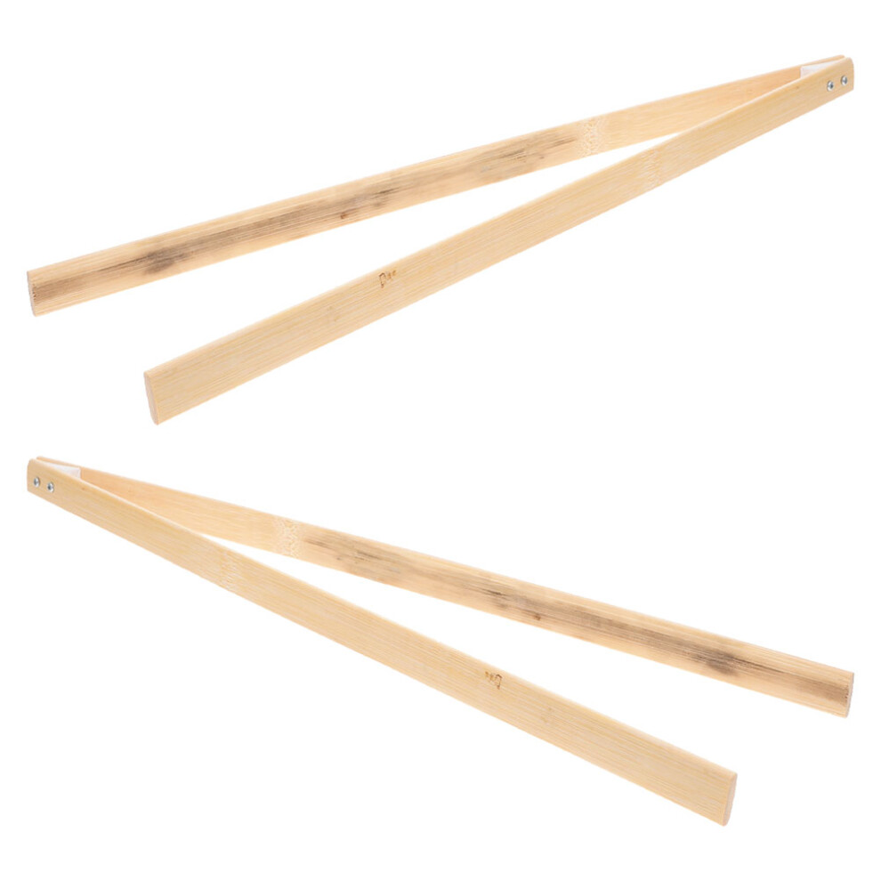 Inoomp 2 Bamboo Litter Pickers Portable Grabber For Parks Streets
