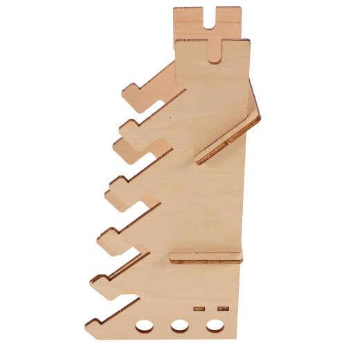 5 Layers Wood Finger Skateboard Display Rack Floor Stand