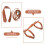Outdoor Carrying Strap Light Brown Pu 2pcs 9