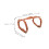 Outdoor Carrying Strap Light Brown Pu 2pcs 3