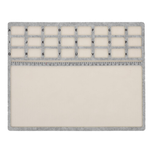 Bead Design Board with Precise Scale for Jewelry Making Crafts