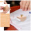 manual green bean cake baking mold set hand pressed white 7