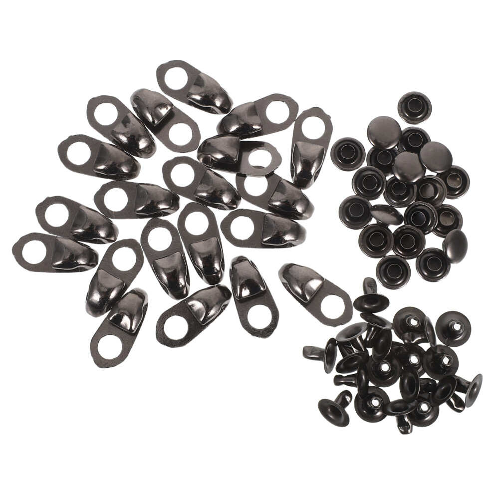20Pcs Alloy Boot Lace Hooks Eyelets Shoe Repair Rivets Buckles 3213089990651